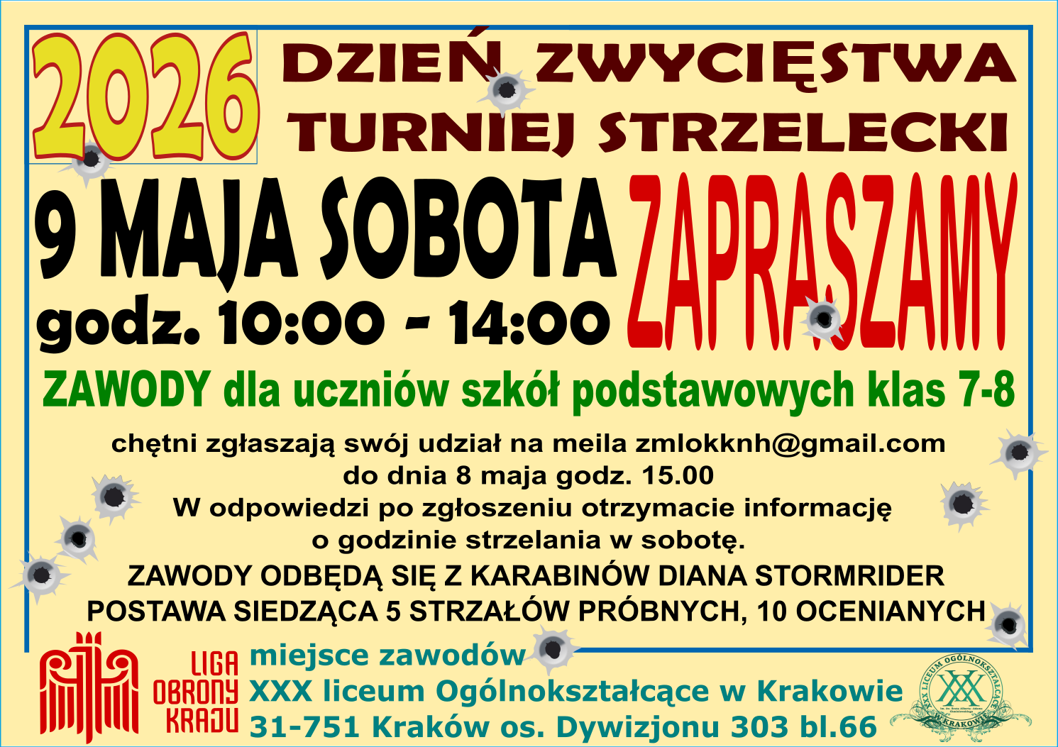 Baner: Zawody z okazji Dnia Zwycięstwa
