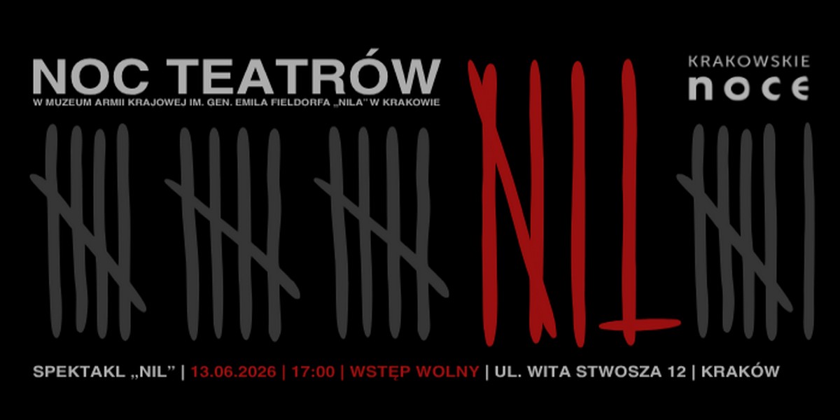 Baner: Noc Teatrów w Muzeum Armii Krajowej