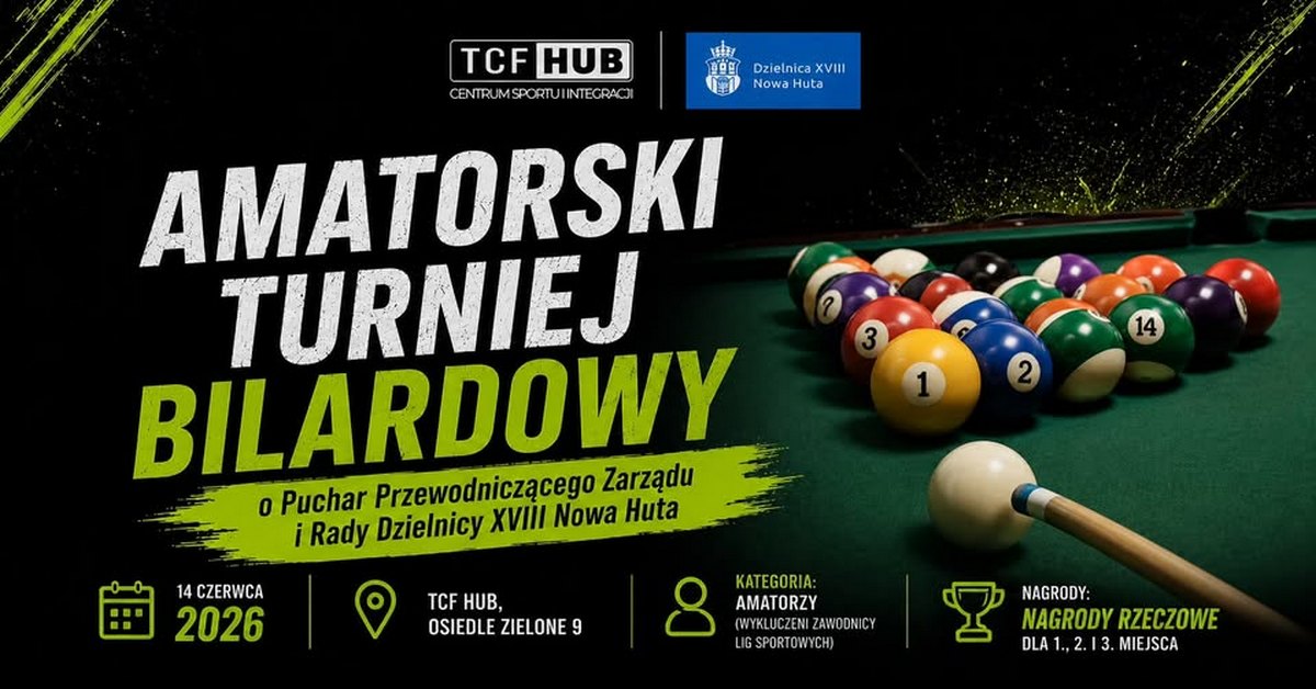 Baner: Amatorski Turniej Bilardowy